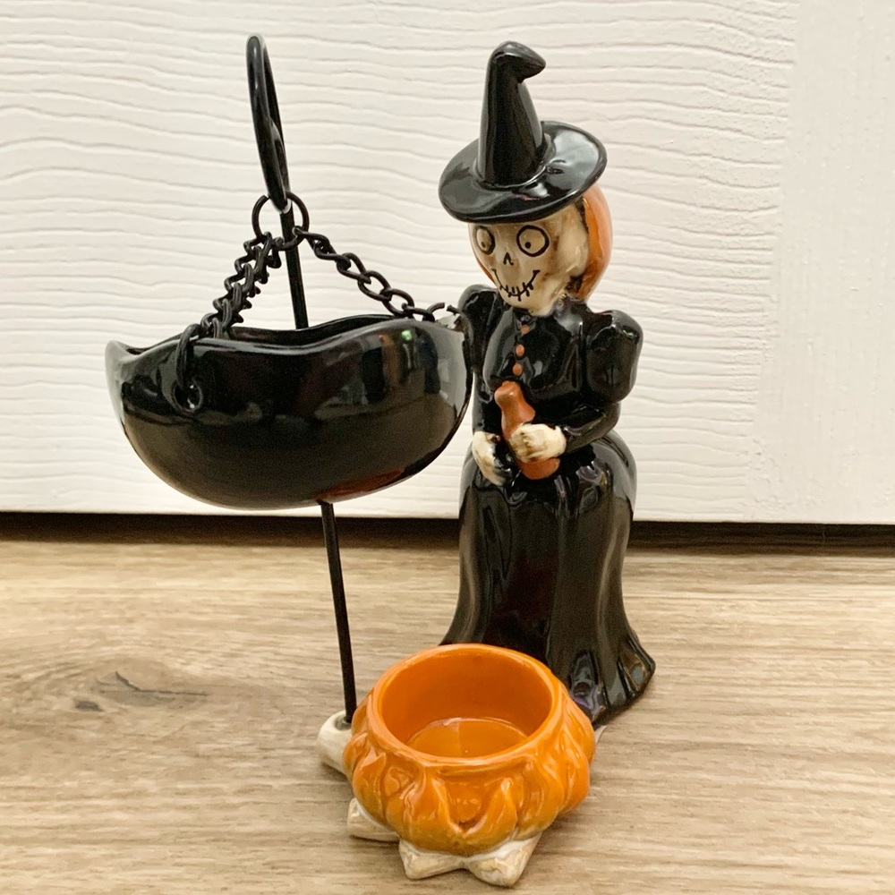 Yankee Candle Witches Brew Cauldron Tealight Wax Warmer - NEW